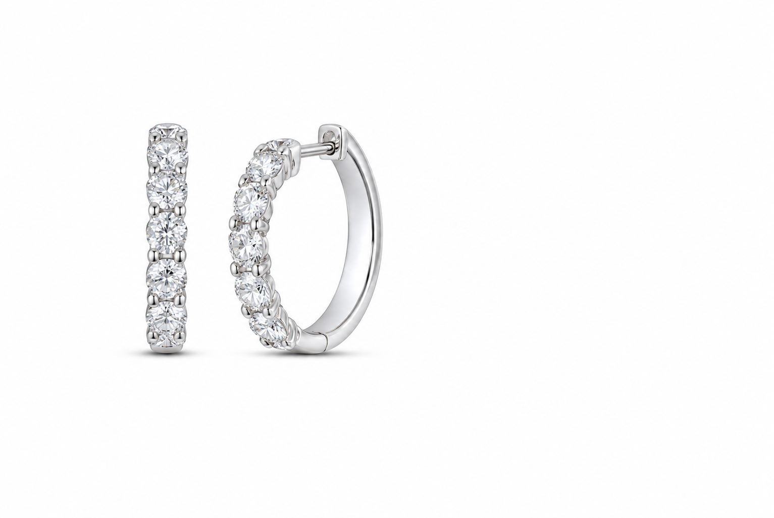 Lab-grown diamond earring, supplier SKU 16204