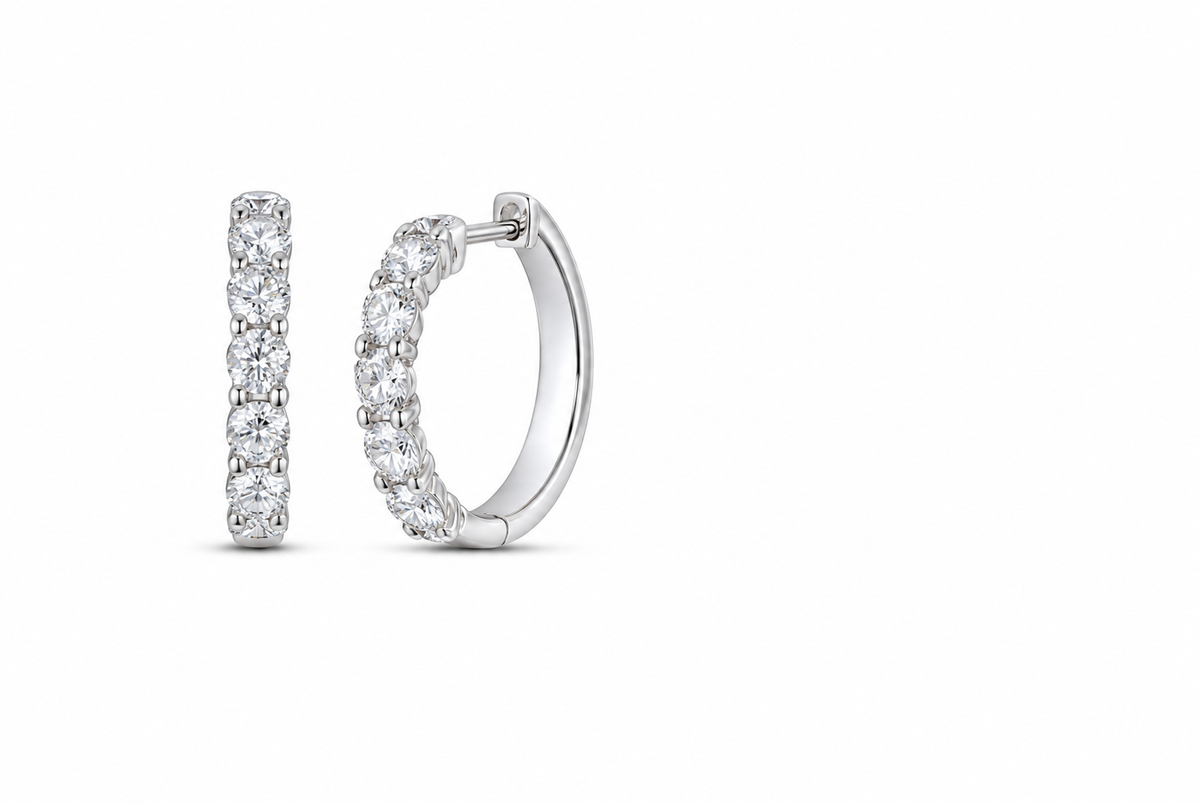 Lab-grown diamond earring, supplier SKU 16204