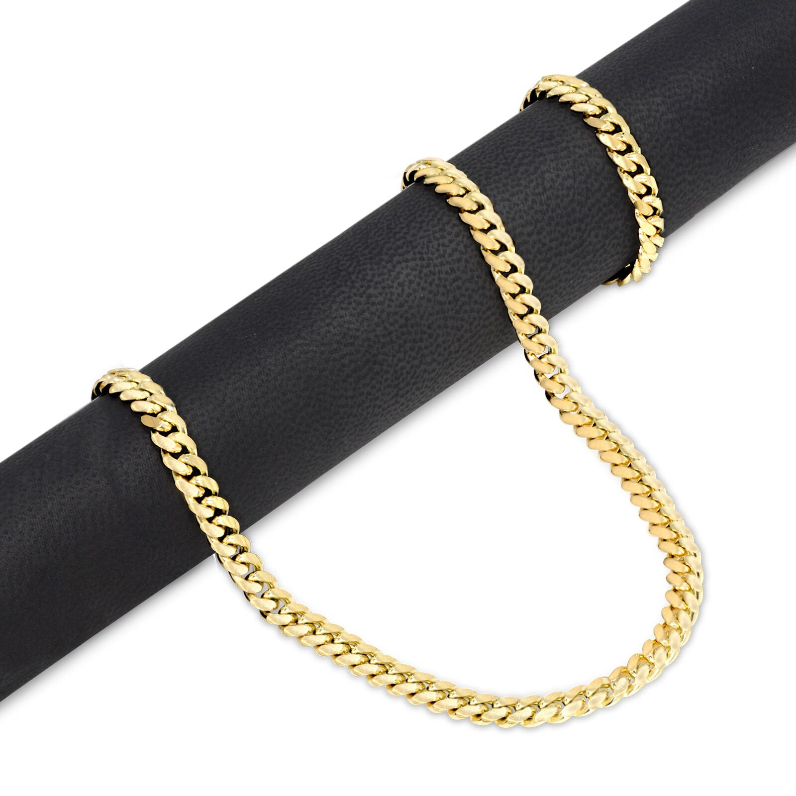 14k Yellow Gold Miami Cuban Chain