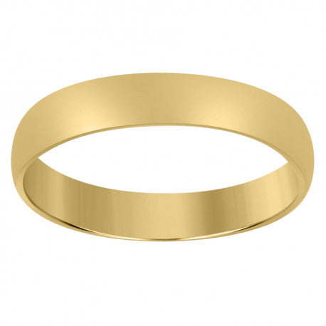 14Kt Gold 4mm Regular Fit Wedding Band