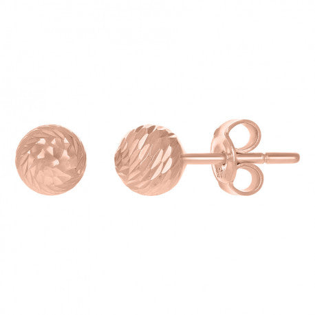 14Kt Gold Women's 8mm Ball Stud Earring