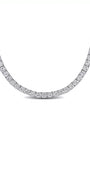 Sterling Silver Diamond Tennis Chain