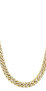 7 ct Diamond Cuban Link Chain 10 mm