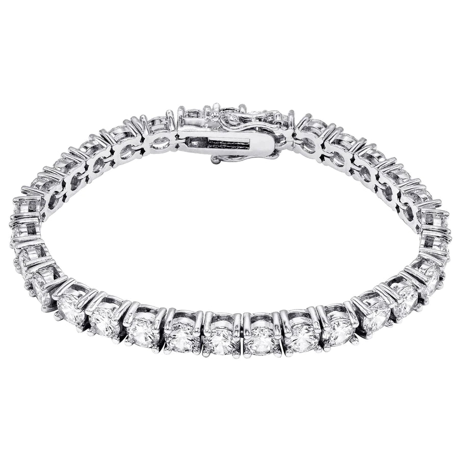 14k White Gold 1ct Diamond Tennis Bracelet