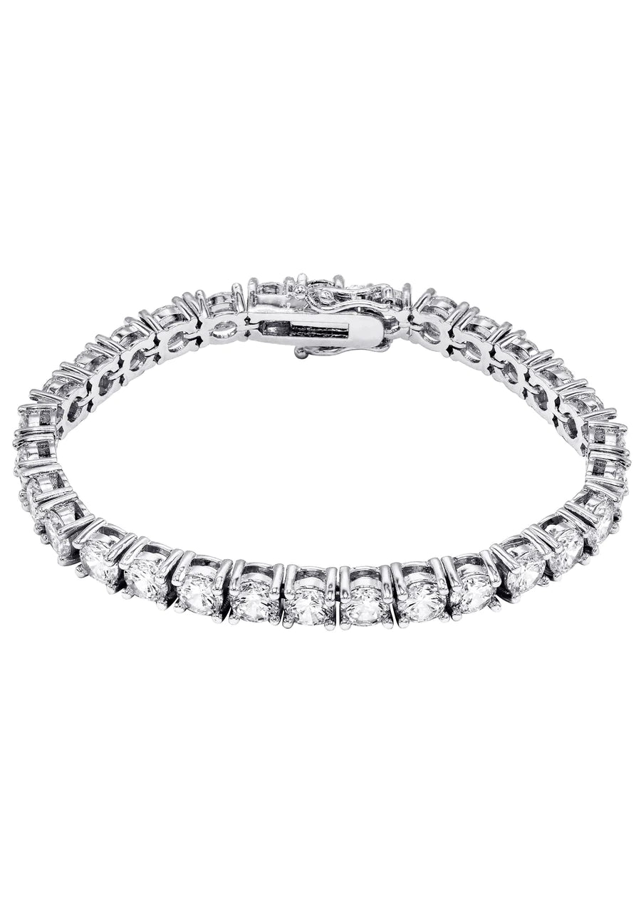 14k White Gold 1ct Diamond Tennis Bracelet