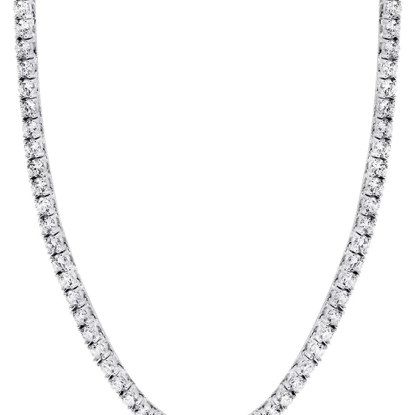 10k White gold 8 ct Diamond Tennis chain