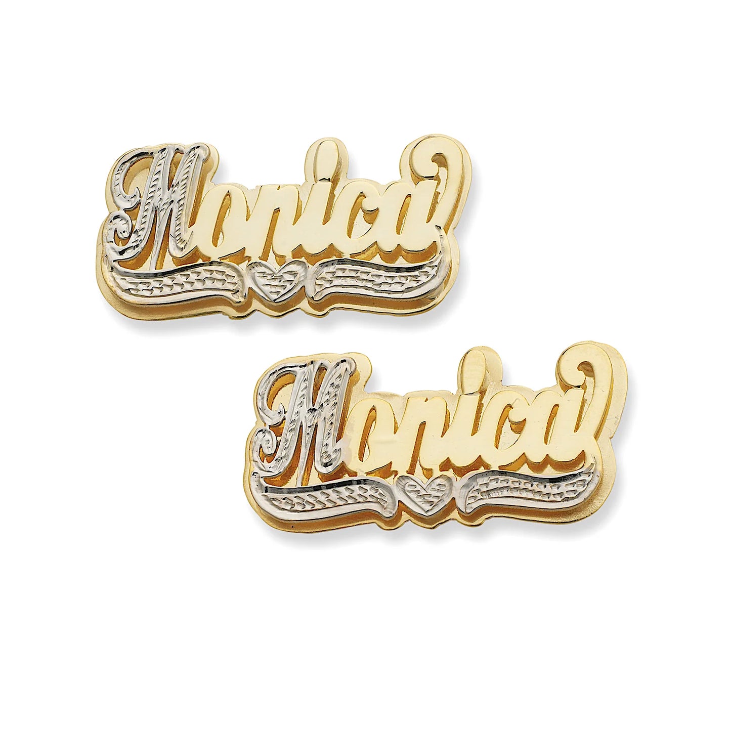 10kt Gold Name Plate