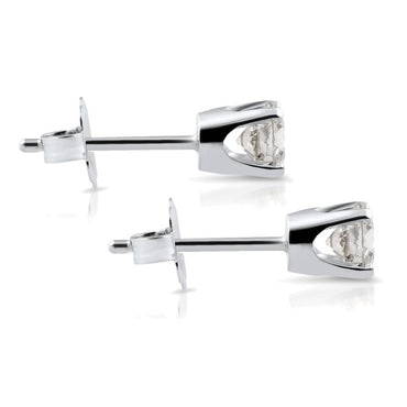 14kt White Gold 1ct Diamond Stud Earrings