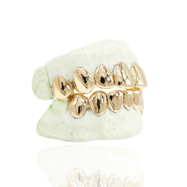 10k Gold Plain Grillz