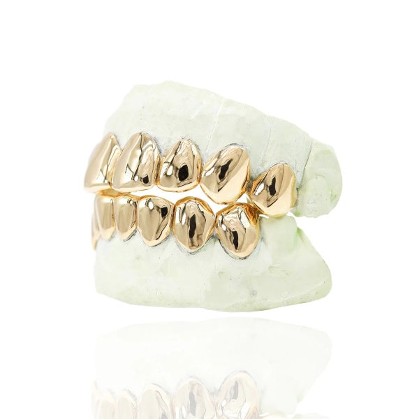 10k Gold Plain Grillz