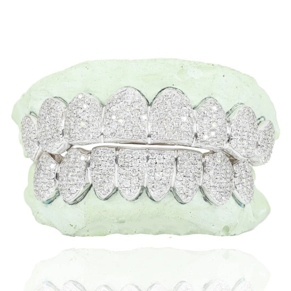 SI Clarity Natural Diamond Gold Grillz
