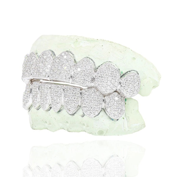 SI Clarity Natural Diamond Gold Grillz